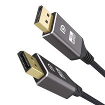 Cabo DisplayPort XOUPFORE 1,2 2 m de nylon trançado 4K @60Hz Cabo DisplayPort XOUPFORE 1,2 2 m de nylon trançado 4K @60Hz