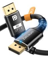 Cabo DisplayPort Zelcaum 1.4 8K 60 Hz, 4K 2K @240Hz 180 Hz 165 Hz