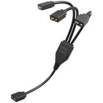 Cabo Divisor Akasa - 1 Conector para 3 Conectores RGB 5V Endereçável - 50cm - AK-CBLD07-50BK Cabo Divisor Akasa - 1 Conector para 3 Conectores RGB 5V Endereçável - 50cm - AK-CBLD07-50BK