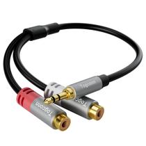 Cabo divisor AUX para 2 RCA Y Togconn 3,5 mm macho para 2RCA
