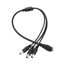 Cabo Divisor De Energia DC 5.5x2.1mm 1 Para 2 3 4 5 6 8 Adaptador Para Luzes De LED E Câmeras De