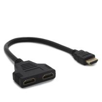 Cabo Divisor Hdmi Splitter 1080p Duplicador De Saída Imagem