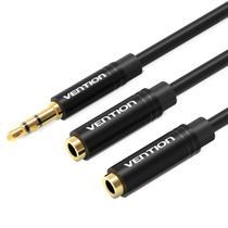 Cabo Divisor P2 Macho Fone De Ouvido Para 2 P2 Fêmea Vention Cabo Divisor P2 Macho Fone De Ouvido Para 2 P2 Fêmea Vention