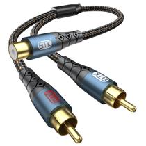 Cabo divisor RCA EMK 2, extensão macho para fêmea de 30 cm Cabo divisor RCA EMK 2, extensão macho para fêmea de 30 cm