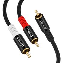 Cabo Divisor RCA Y Devinal - 1 Macho para 2 Machos (3m) - Ideal para Subs e Amplificadores