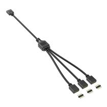 Cabo Divisor Rgb 1 3 12V 4 Pinos 30Cm Cooler Fan Fita Led
