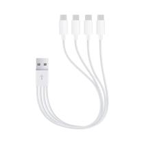 Cabo Divisor Universal 6 Em 1 Micro USB Tipo C Para iPhone Android Samsung Tablet
