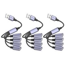 Cabo divisor USB MOGOOD 4 em 1 USB para adaptador USB 4
