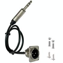 Cabo DIYTECH Premium XLR macho para passagem de 1/4 TRS