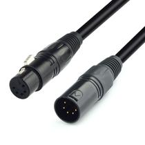 Cabo DMX SiYear 5 PIN XLR DMX512 macho para fêmea 3m