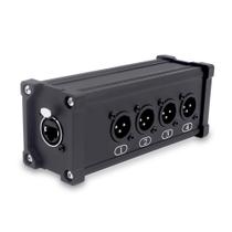 Cabo DMX XLR Snake de 4 canais e 3 pinos de áudio sobre Ethernet CybNemo Cabo DMX XLR Snake de 4 canais e 3 pinos de áudio sobre Ethernet CybNemo