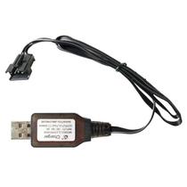 Cabo do carregador da arminha de bolinha gel de 7.4v usb 4p-sm para bateria de lítio de 4 pinos