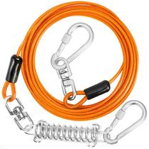 Cabo Dog Tie Out Jenico 25 pés Heavy Duty para cães de até 500 libras