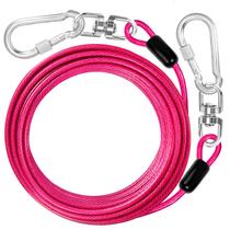 Cabo Dog Tie Out Jenico 50 pés Heavy Duty para cães de até 250 libras