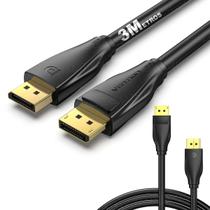 Cabo DP Displayport Gamer 3 Três Metro 1.4 8k@240Hz 32,4Gbps