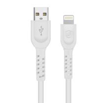 Cabo Dual Shock - Branco - com entrada Lightning - 2 metros (MFI Homologado) - Gshield