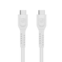 Cabo dual shock type c/type c branco - 1,2m - gshield
