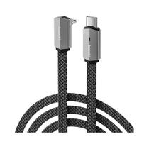 Cabo Dual Tipo C Para Lightning Em Ângulo De 90 Graus 60W Carregamento Rápido PD USB C Para iPhone