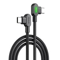 Cabo Dupla Ponta Tipo-C 90 em L 2m Pd 60W Led Carga Rápida