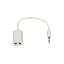 Cabo Duplicador De Áudio P2 X 2 P2 /2 Fones Ao Mesmo Tempo