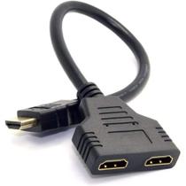 Cabo Duplicador Hdmi Em Y - 1 Entrada 2 Saidas Splitter 1x2