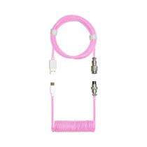 Cabo Duplo Enrolado Cooler Master Kb-Cmz1 Magenta Rosa