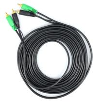Cabo Duplo Rca 4Mm Tech One Emborrachado Preto 5 Metros Cabo Duplo Rca 4Mm Tech One Emborrachado Preto 5 Metros