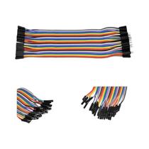 Cabo Dupont 20PIN 10cm 20cm Macho Para Macho Fêmea Para Fêmea Fio Jumper Para Kit DIY De PCB