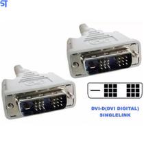 Cabo Dvi 18+1 Macho Para Dvi 18+1 Macho 1,5Mt - Branco