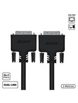 Cabo Dvi-d 24+1 Para Dvi-d 24+1 Dual-link 2 Metros - Pddl-2 Cabo Dvi-d 24+1 Para Dvi-d 24+1 Dual-link 2 Metros - Pddl-2
