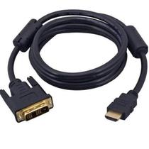 Cabo DVI I x HDMI com Filtro com 1.8 Mts - Preto