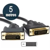 Cabo Dvi Para Dvi Macho 5 Metros Dual Adaptador Devei