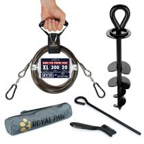 Cabo e estaca para cães ROYAL PAW 6m Heavy Duty XL