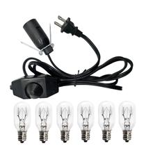 Cabo e lâmpadas Salt Lamp Haraqi Himalayan com dimmer 25W