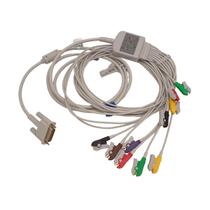 Cabo Ecg 10 Vias Clip Garra Ecafix - 15 Pinos Cabo Ecg 10 Vias Clip Garra Ecafix - 15 Pinos