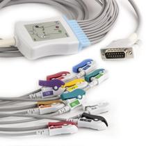 Cabo Ecg 10 Vias Compativel Philips/Hp/Cardio Care Tipo Cabo Ecg 10 Vias Compativel Philips/Hp/Cardio Care Tipo