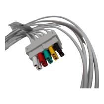 Cabo ECG 5 vias clip garra compatível Ge Datex Ohmeda Cabo ECG 5 vias clip garra compatível Ge Datex Ohmeda