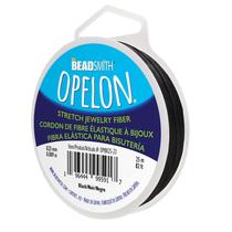 Cabo elástico Thread The Beadsmith Opelon 0,23 mm 25 m preto