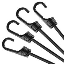 Cabo elástico ZHOUBIN 122 cm, preto resistente, 4 unidades Cabo elástico ZHOUBIN 122 cm, preto resistente, 4 unidades