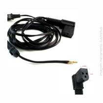 Cabo elétrico 3 pinos para pedal de motor singer doméstico - 604874 Cabo elétrico 3 pinos para pedal de motor singer doméstico - 604874