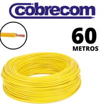 Cabo Elétrico Amarelo Unipolar Multiuso 2,5mm 60 Metros