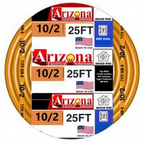Cabo elétrico ARIZONA ELECTRICAL SOLUTIONS 25 pés 10/2 NM-B Cabo elétrico ARIZONA ELECTRICAL SOLUTIONS 25 pés 10/2 NM-B