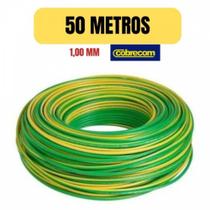 Cabo eletrico flexivel 1mm brasileirinho 50 metro cobrecom imetro