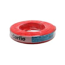 Cabo Elétrico Flexível Corfio 6mm 100m Vermelho