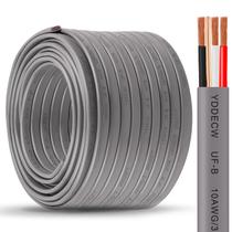Cabo elétrico YDDECW 10/3 UF-B Wire 100m 10AWG 3 Connector