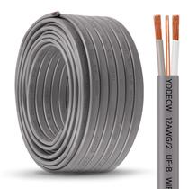 Cabo elétrico YDDECW 12/2 UF-B Wire 75 pés 100% cobre 12AWG Cabo elétrico YDDECW 12/2 UF-B Wire 75 pés 100% cobre 12AWG