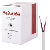 Cabo Eletrônico FiveStarCable 18-2 AWG 305m com Revestimento em PVC Cabo Eletrônico FiveStarCable 18-2 AWG 305m com Revestimento em PVC