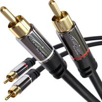 Cabo Eletrônico KabelDirekt RCA Estéreo de 1,8 m Cabo Eletrônico KabelDirekt RCA Estéreo de 1,8 m