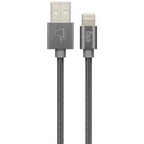 Cabo Elg C810BY - USB/Lightning - 1 Metro - Nylon Trancado - Cinza