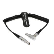 Cabo em espiral Alvin's Cables, código de tempo de 5 pinos para ARRI Alexa Cabo em espiral Alvin's Cables, código de tempo de 5 pinos para ARRI Alexa